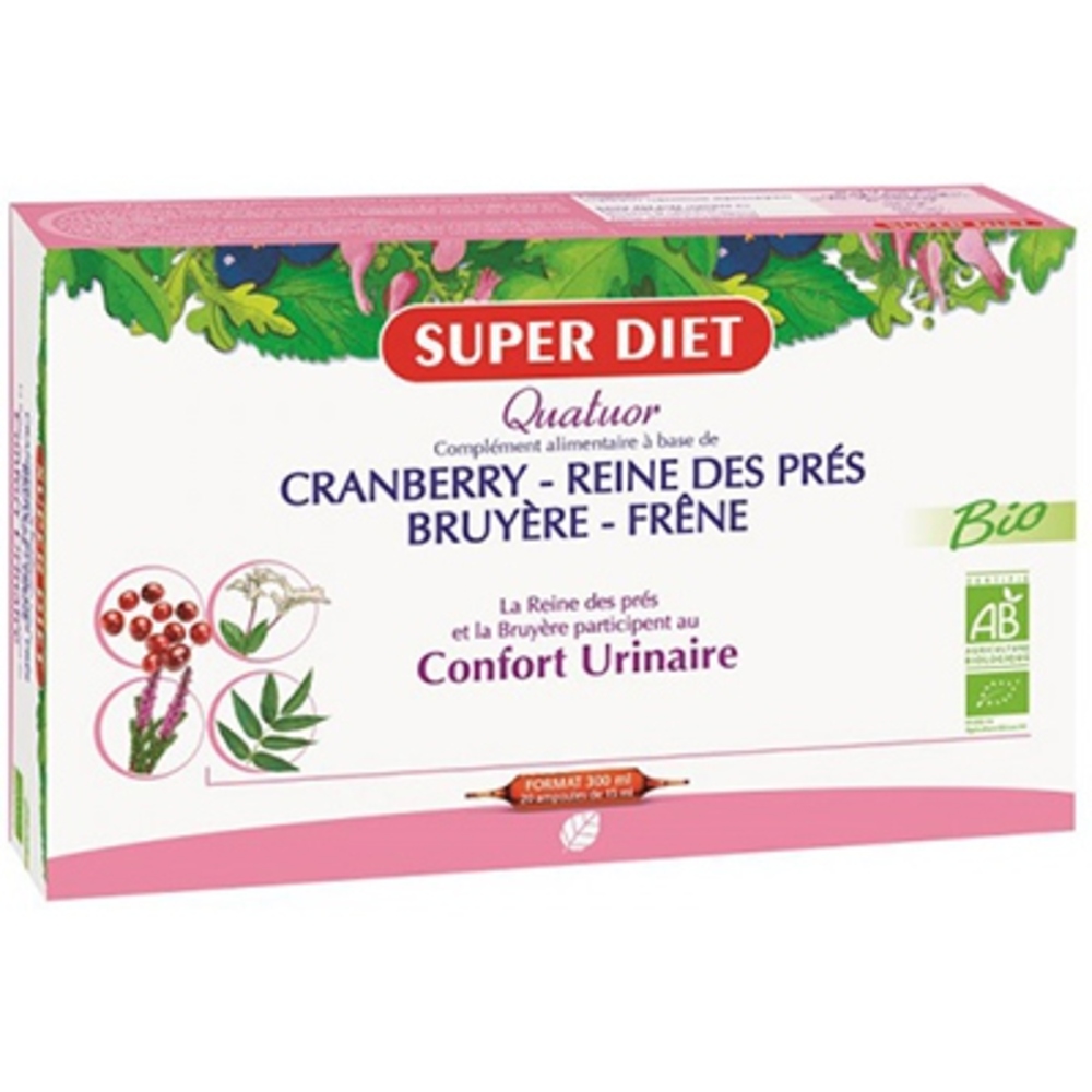 Photo de Superdiet quatuor confort urinaire Super diet Superdiet quatuor confort urinaire Super diet-139320