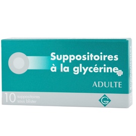 Suppositoires à la Glycérine Adulte x10 - Gifrer -193080