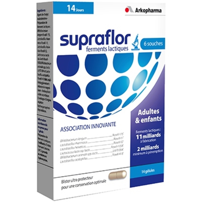 Photo de Supraflor - 14 gélules Arko pharma Supraflor - 14 gélules Arko pharma-191816