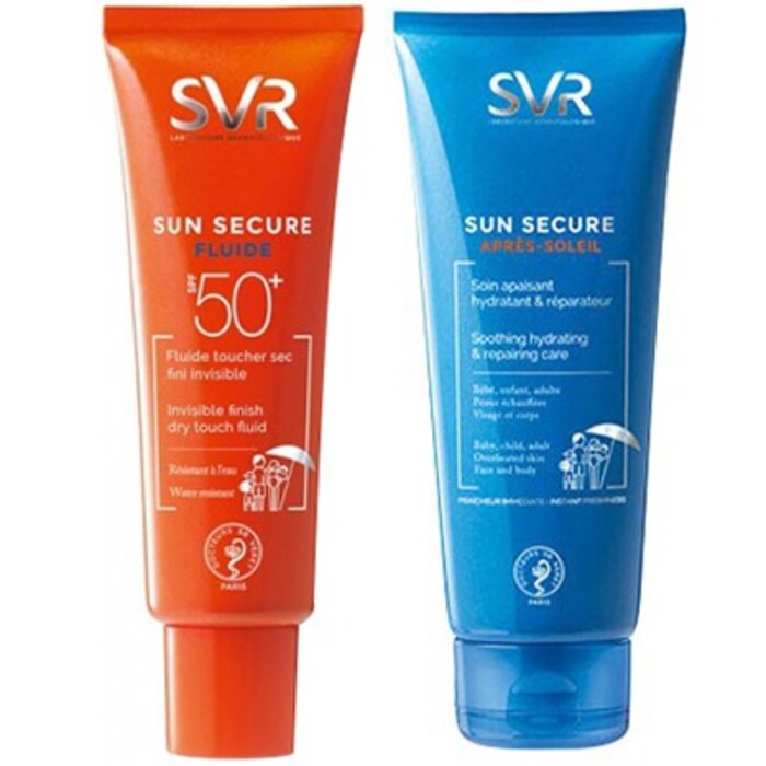 Svr Sun Secure Fluide Spf50+ Svr sun secure coffret fluide spf50+ 50ml + après-soleil 50ml - svr