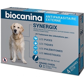 Synergix grand chien 268 mg - 4.0  - anti-parasitaire - biocanina -211091