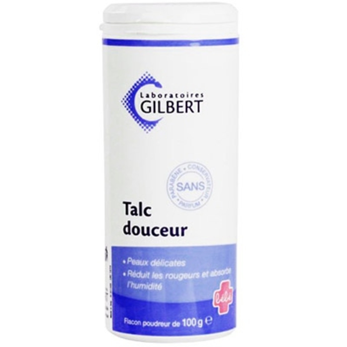 Photo de Talc douceur 100g Gilbert Talc douceur 100g Gilbert-203098