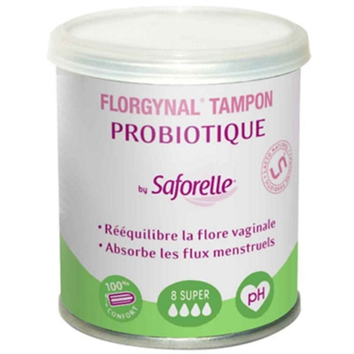 Photo de Tampons périodiques super x8 Florgynal Tampons périodiques super x8 Florgynal-112563