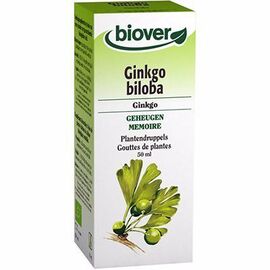 Teinture mère ginkgo biloba bio - 50.0 ml - gouttes de plantes - teintures mères - biover Vitalité intellectuelle-8976