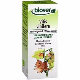 Teinture mère vigne rouge vitis vinifera bio - 50.0 ml - gouttes de plantes - teintures mères - biover En cas de jambes lourdes et fatiguées-9000