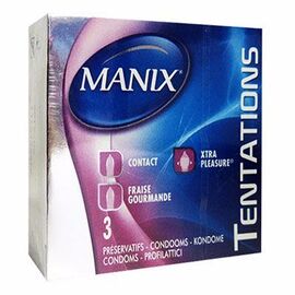 Tentations 3 préservatifs - manix -215467