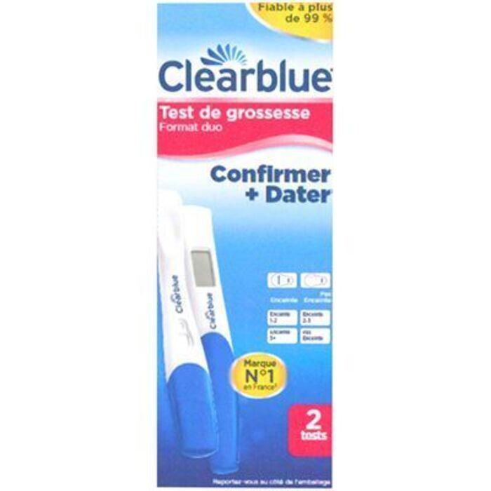 Photo de Test de grossesse format duo Clearblue Test de grossesse format duo Clearblue-222739