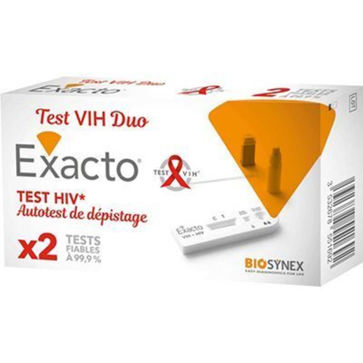 Test vih autotest de dépistage x2 exacto Achat au meilleur prix Pharmacie en ligne Test vih autotest de dépistage x2 exacto Achat au meilleur prix Pharmacie en ligne