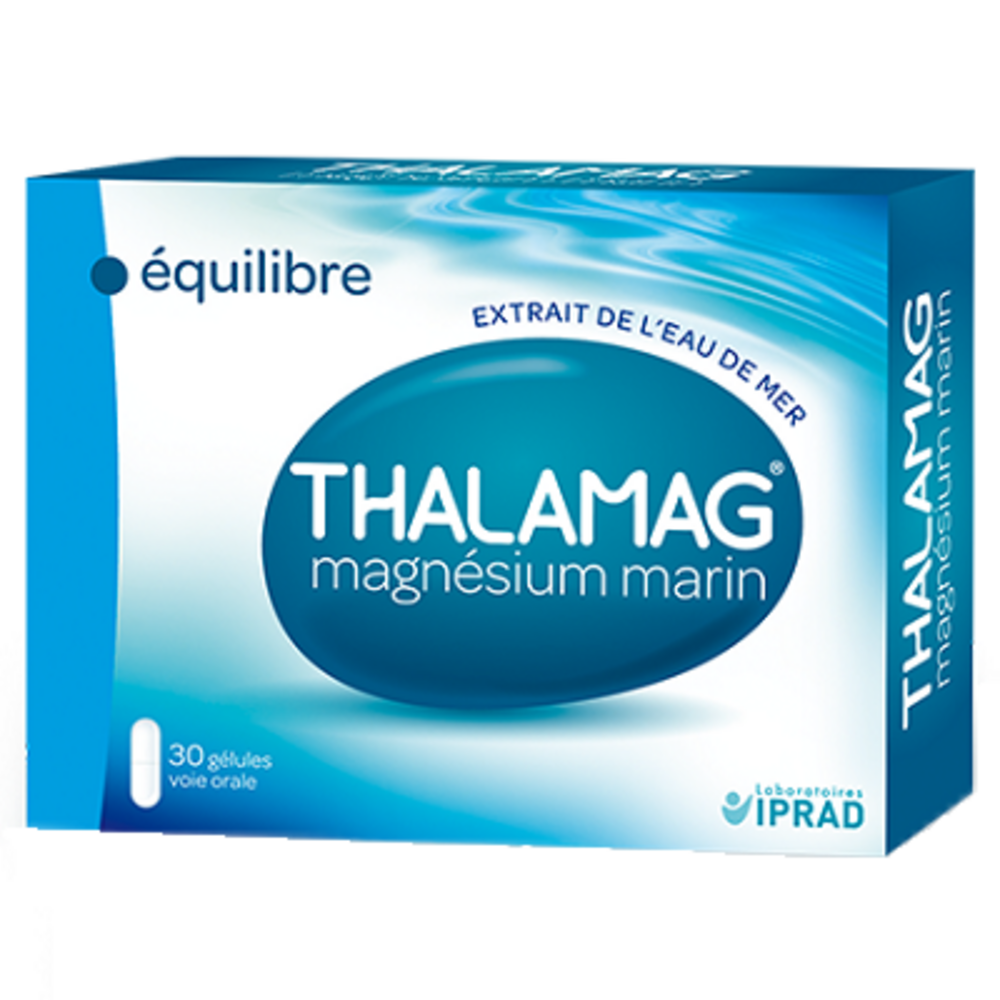 Photo de Thalamag magnésium marin - 30 gélules Iprad Thalamag magnésium marin - 30 gélules Iprad-91428