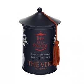 THES DE LA PAGODE Coffret Thé Vert Agrumes - 100.0 g - Gamme Gourmet - Thés de la Pagode -126531