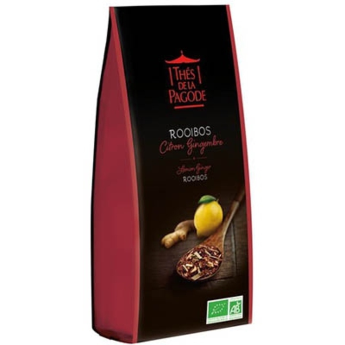 Photo de Thes de la pagode rooibos citron gingembre - 100g Thés de la pagode Thes de la pagode rooibos citron gingembre - 100g Thés de la pagode-123267
