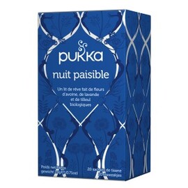 Tisane Ayurvedique Night time - 20.0 unites - Tisanes Ayurvediques Bio - Pukka Facilite la détente et le sommeil.-120572