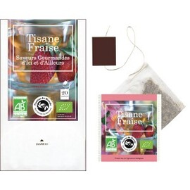 Tisane Fraise BIO - boîte de 20 sachets - divers - Florisens -135723