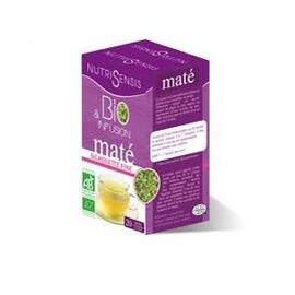Tisane Maté Bio, silhouette fine - 20 sachets - divers - Nutrisensis -137182