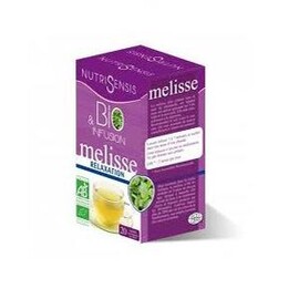 Tisane Mélisse Bio, relaxation - 20 sachets - divers - Nutrisensis -137183
