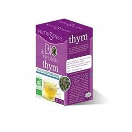 Tisane Thym Bio, voies respiratoires - 20 sachets - divers - Nutrisensis -137187