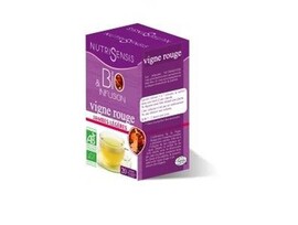 Tisane Vigne Rouge Bio, jambes légères - 20 sachets - divers - Nutrisensis -137190