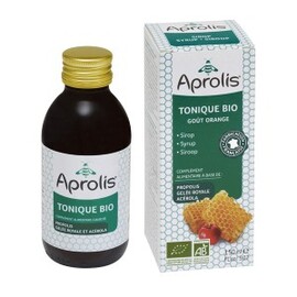 Tonique sirop : miel, propolis, geée royale bio - 150.0 ml - Sirops concentrés - Aprolis -14814