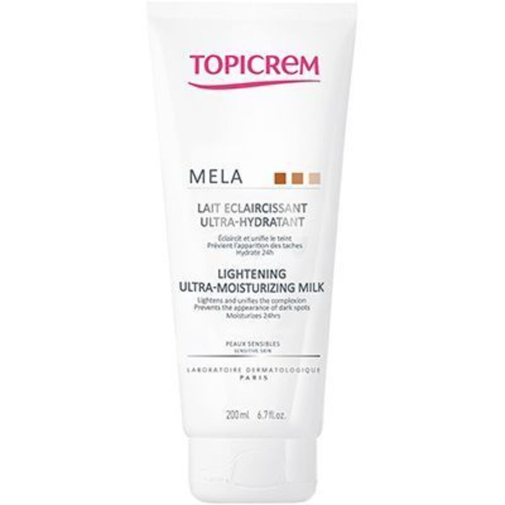 Photo de Topicrem mela lait eclaircissant ultra-hydratant 200ml Topicrem Topicrem mela lait eclaircissant ultra-hydratant 200ml Topicrem-223461