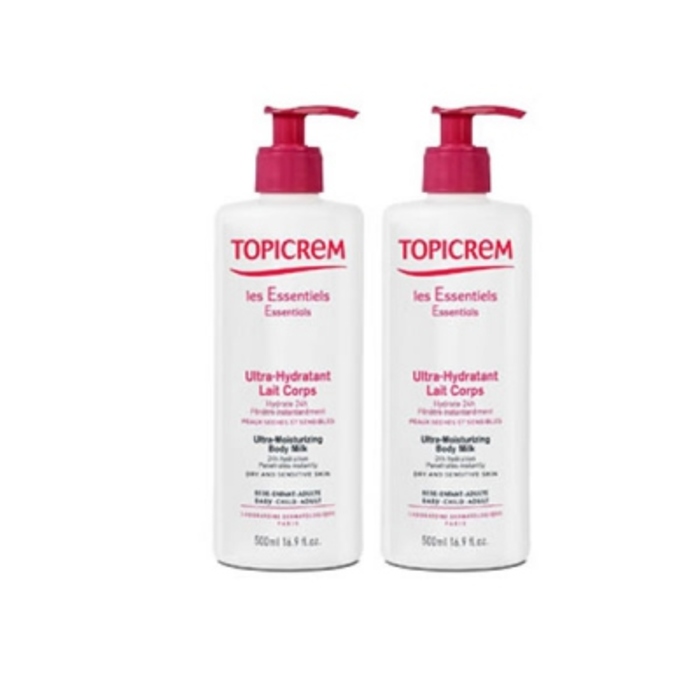 Photo de Ultra hydratant lait corps lot de 2 x 500ml Topicrem Ultra hydratant lait corps lot de 2 x 500ml Topicrem-196018
