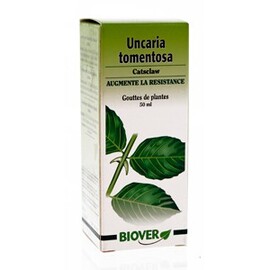 Uncaria tomentosa (cats claw) - 50.0 ml - gouttes de plantes - teintures mères - biover Stimule le système immunitaire-8996