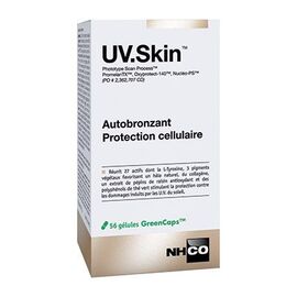 Uv skin autobronzant protection cellulaire 56 gélules - nhco -220903