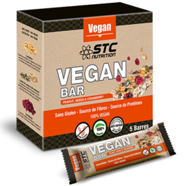 Vegan bar 5 barres x 35g - stc nutrition -216386