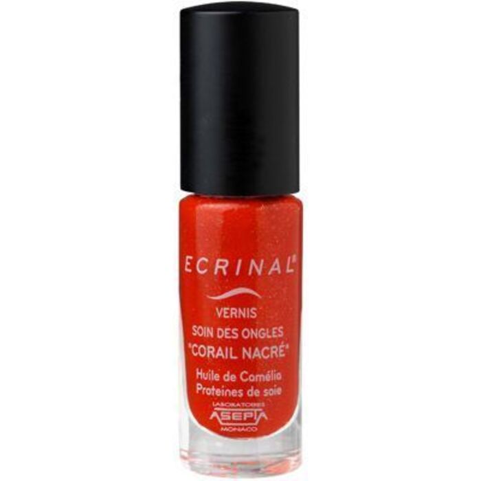 Photo de Vernis soin des ongles corail nacré 6ml Ecrinal Vernis soin des ongles corail nacré 6ml Ecrinal-222970