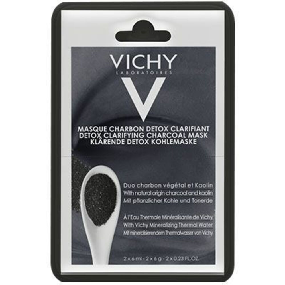 Photo de Vichy masque charbon detox clarifiant 2x6ml Vichy Vichy masque charbon detox clarifiant 2x6ml Vichy-222610
