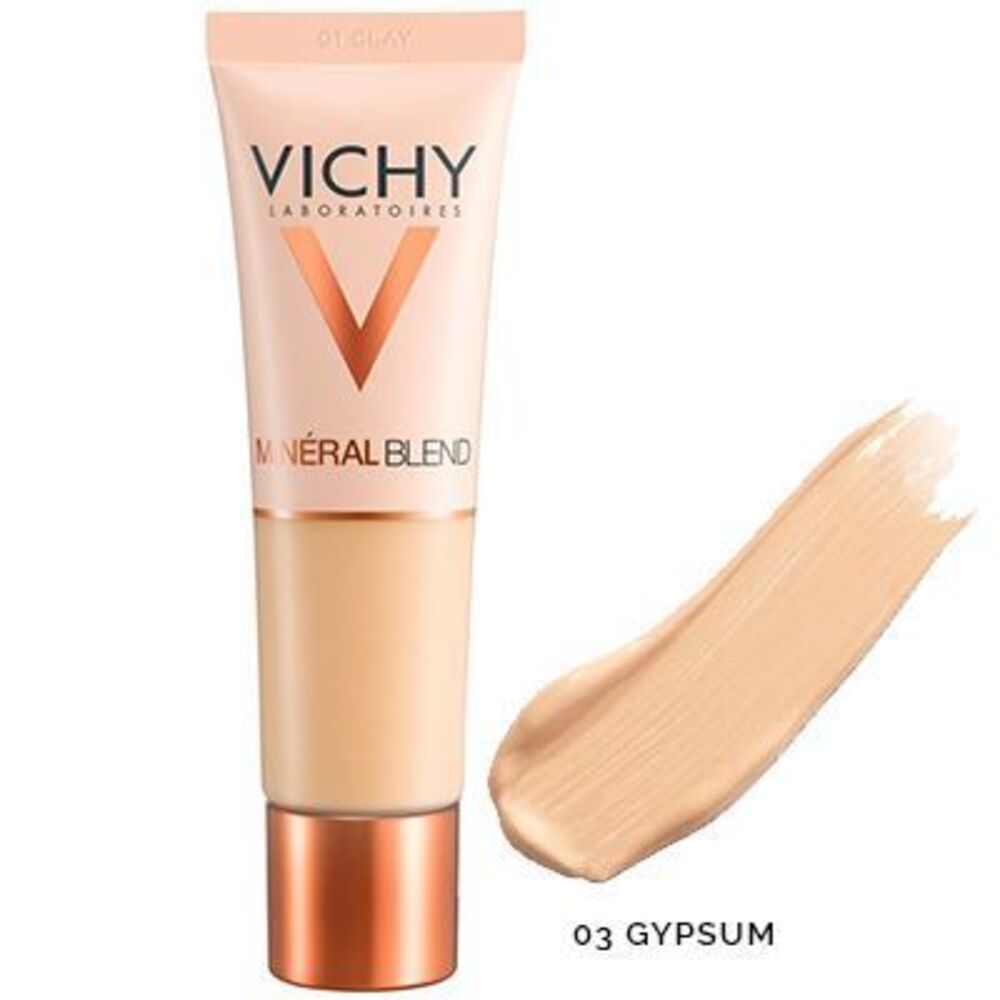 Photo de Vichy mineralblend fond de teint hydratant 03 gypsum 30ml Vichy Vichy mineralblend fond de teint hydratant 03 gypsum 30ml Vichy-222765