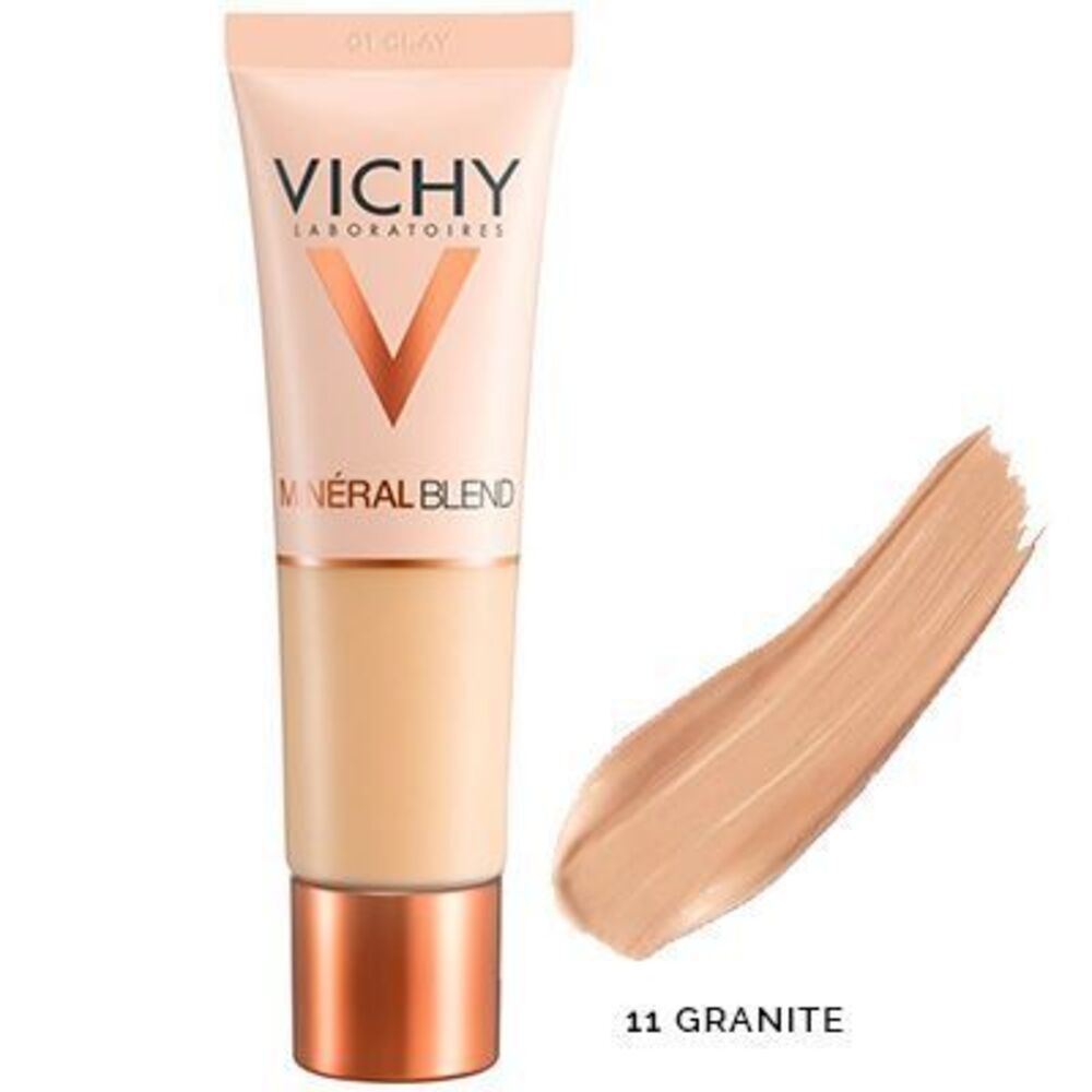 Photo de Vichy mineralblend fond de teint hydratant 11 granite 30ml Vichy Vichy mineralblend fond de teint hydratant 11 granite 30ml Vichy-222768