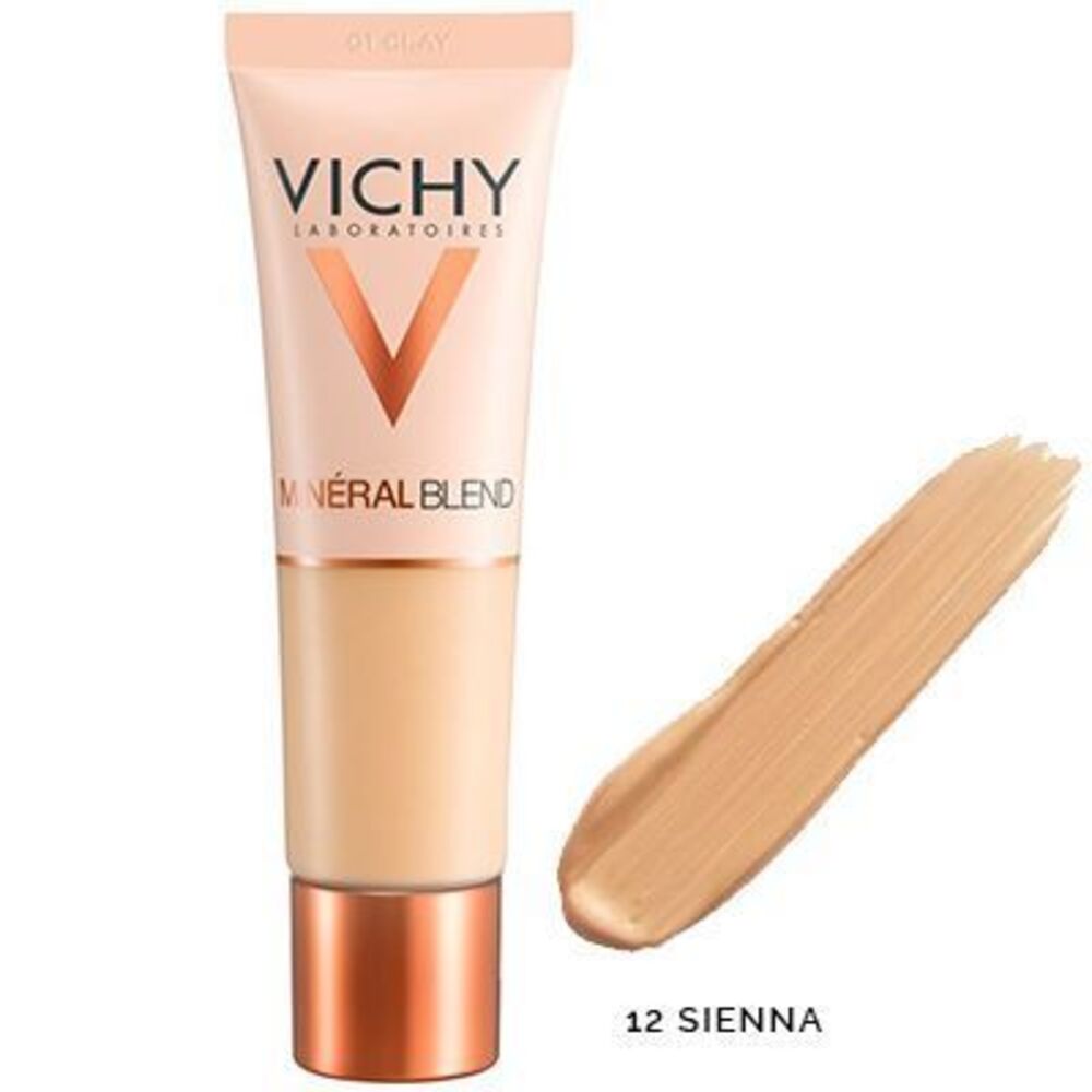 Photo de Vichy mineralblend fond de teint hydratant 12 sienna 30ml Vichy Vichy mineralblend fond de teint hydratant 12 sienna 30ml Vichy-222769