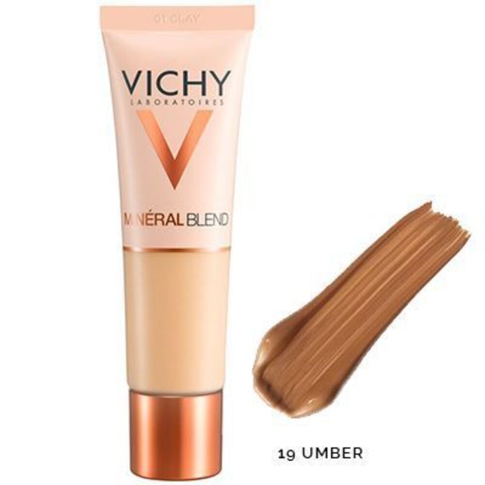 Photo de Vichy mineralblend fond de teint hydratant 19 umber 30ml Vichy Vichy mineralblend fond de teint hydratant 19 umber 30ml Vichy-222772