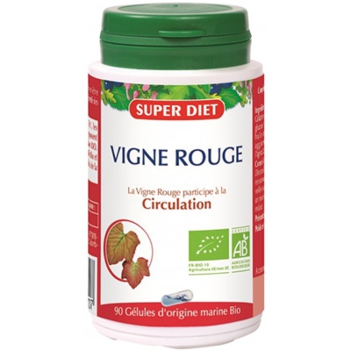 Photo de Vigne rouge - 90 gélules Super diet Vigne rouge - 90 gélules Super diet-11100