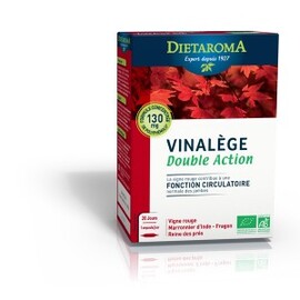 Vinalège double action BIO - 20 ampoules de 10 ml - divers - Diétaroma -142027