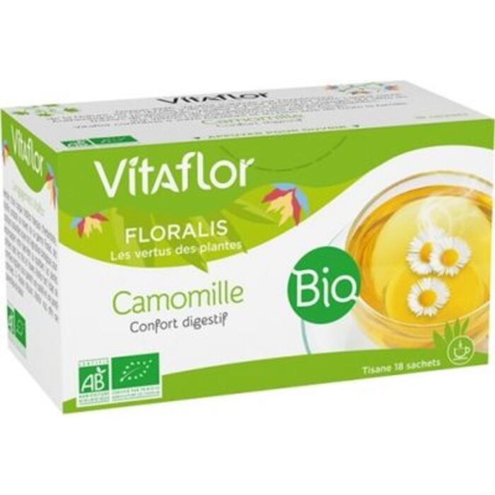 Photo de Vitaflor floralis tisane camomille bio 18 sachets Vitaflor Vitaflor floralis tisane camomille bio 18 sachets Vitaflor-197838