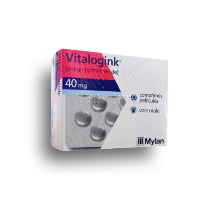 Photo de Vitalogink 40mg - 90 comprimés Mylan Vitalogink 40mg - 90 comprimés Mylan-192754
