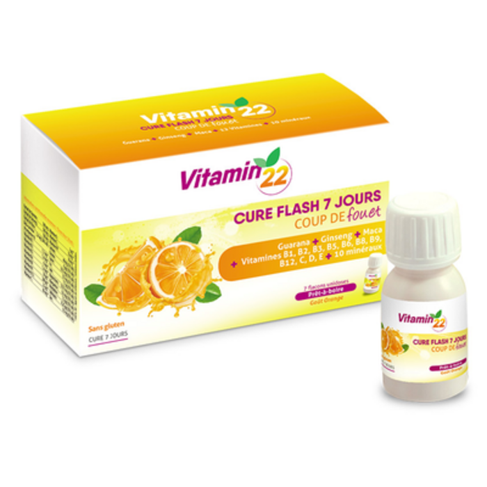 Photo de Vitamin 22 - 7 flacons unidoses Ineldea Vitamin 22 - 7 flacons unidoses Ineldea-11004