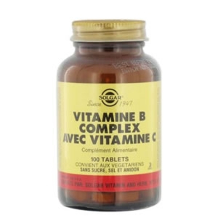 Vitamine b complex avec vitamine c Solgar-196972