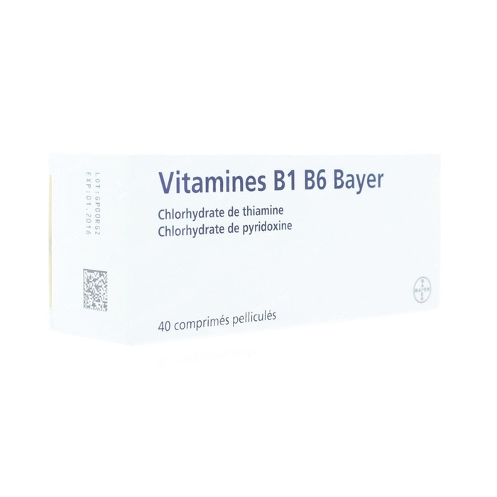 Photo de Vitamine b1 b6 - 40 comprimés pelliculés Bayer Vitamine b1 b6 - 40 comprimés pelliculés Bayer-192446
