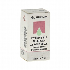 Vitamine b12 collyre - 5.0 ml - allergan -192638