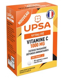 VITAMINE C 1000MG  CPR CROQ 20 - 20.0 u - Upsa -251694