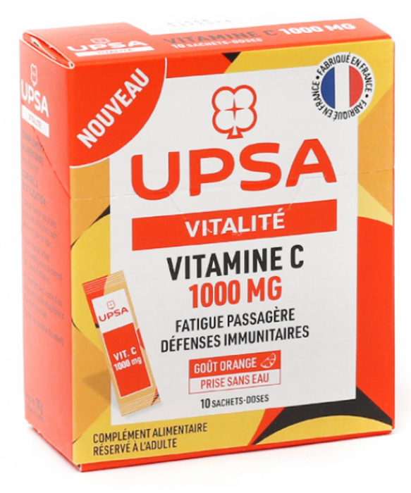 Vitamine c 1000mg  dose 10 Upsa-251695