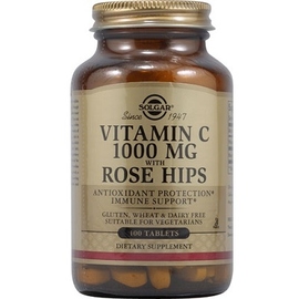 Vitamine c 500 rose hips 100 tablets - solgar -194540