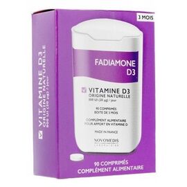 Vitamine d3 90 comprimés - fadiamone -221495