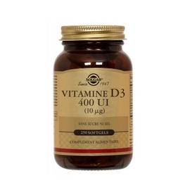 Vitamine d3 - format eco - solgar -141289