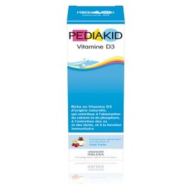 Vitamine D3, fraise - flacon 20 ml - divers - Pediakid -140223