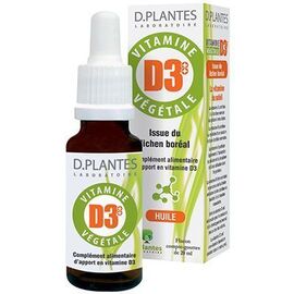 Vitamine d3++ végétale 20ml - d plantes laboratoire -216909