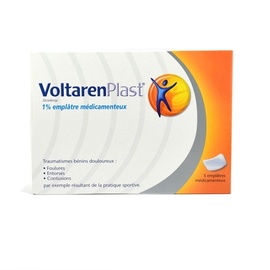VOLTARENPLAST 1% - 5 emplâtres - Novartis -192502