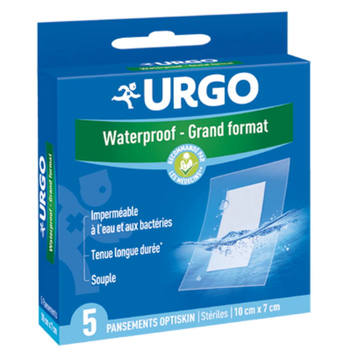 Photo de Waterproof grand format - 5 pansements Urgo Waterproof grand format - 5 pansements Urgo-205259